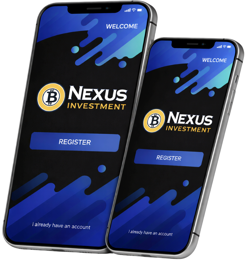 Nexus Investment App Welcome Screen